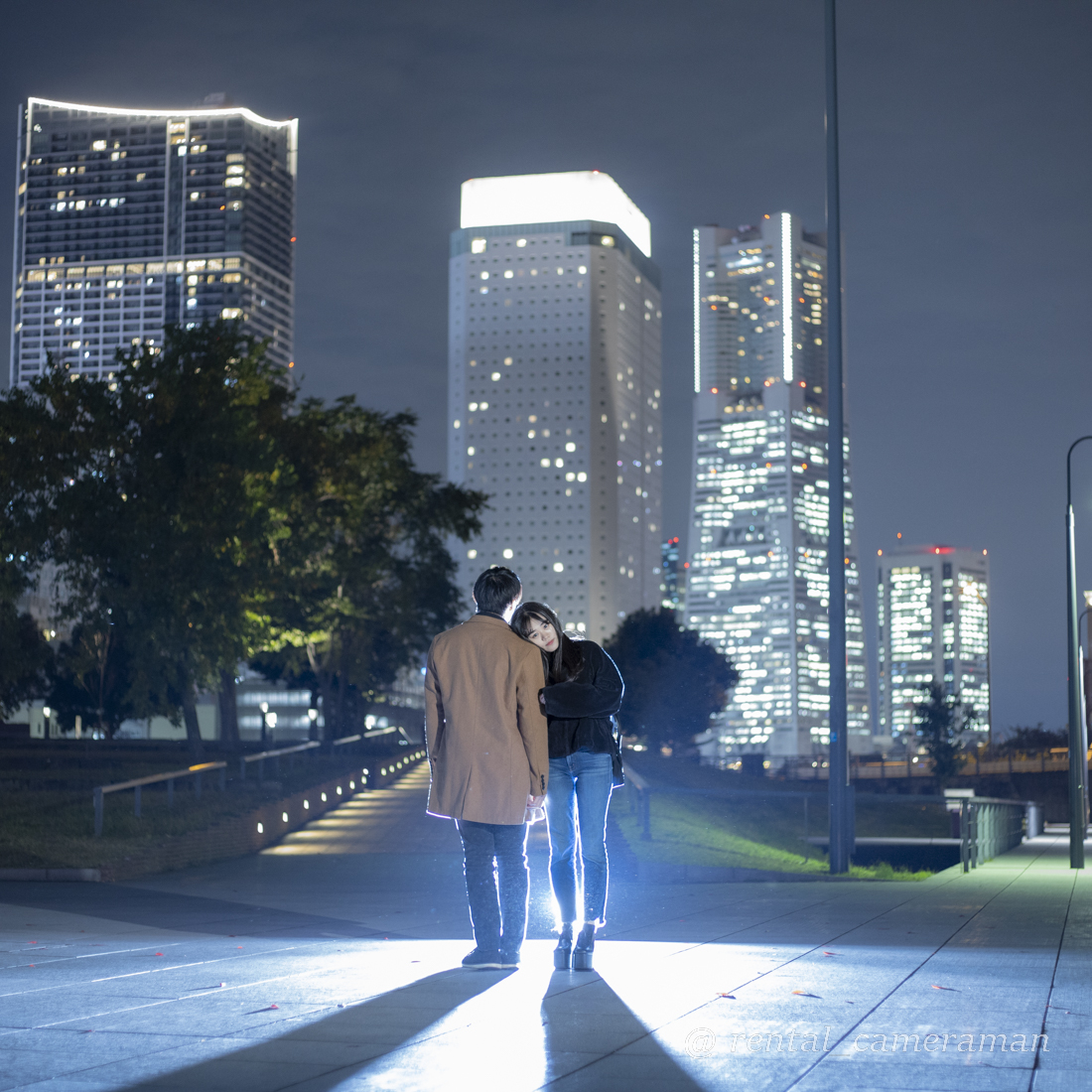 夜景】カップルフォトの出張撮影